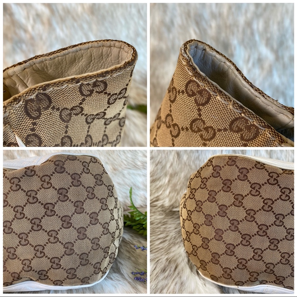 Gucci GG Logo Canvas Shoulder Bag - Picture 10 of 14